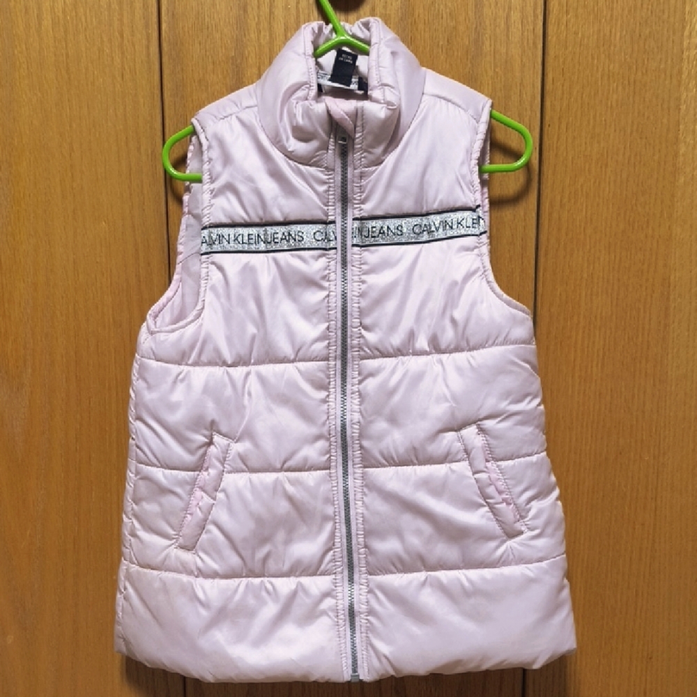 Calvin Klein Jeans Light Pink Puffer Vest